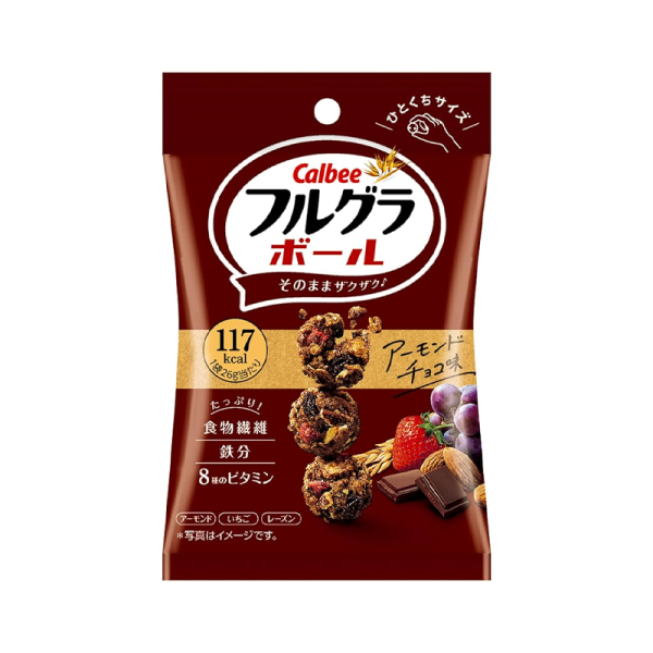 CALBEE Frugra Bits Almond Chocolate Flavor 26g