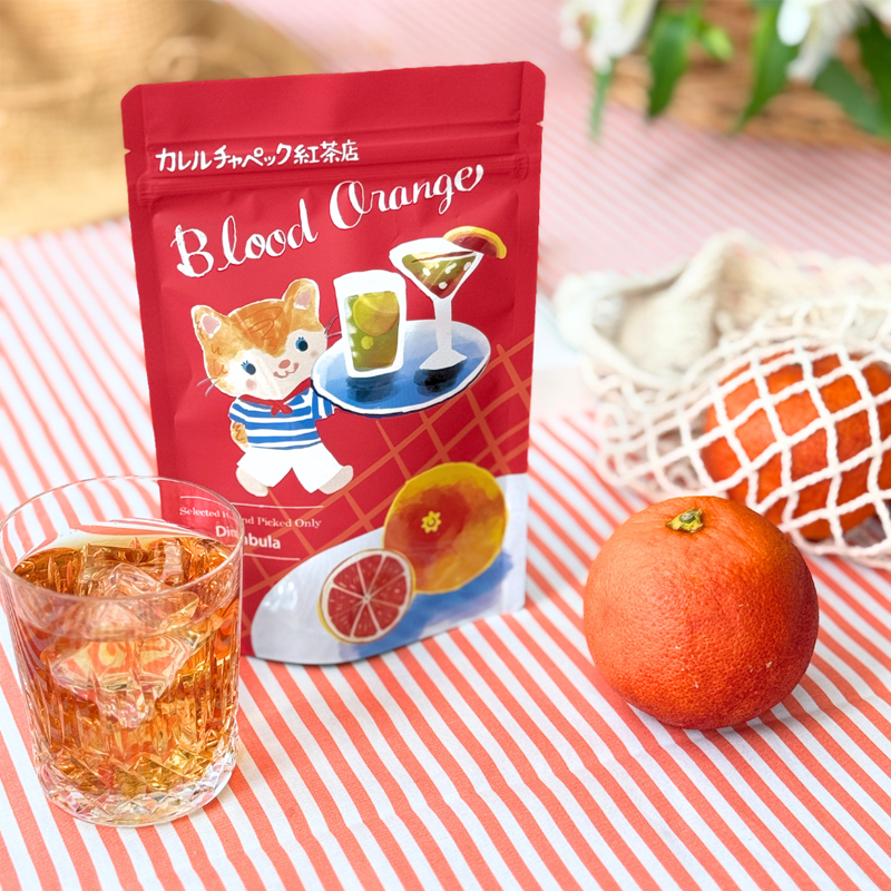 Karel Capek Blood Orange Cold Brew Black Tea Bags 8 Bags - Görsel 2