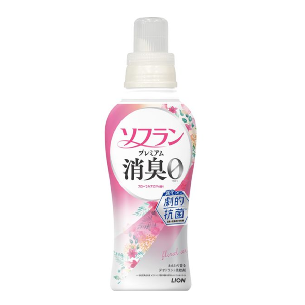 LION SOFRAN Premium Deodorizing Floral Fragrance Fabric Softener 480ml