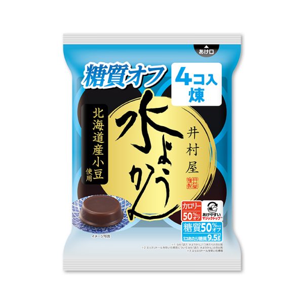 Imuraya Low-Sugar Yokan Mochi Warabi Mochi 4 pieces