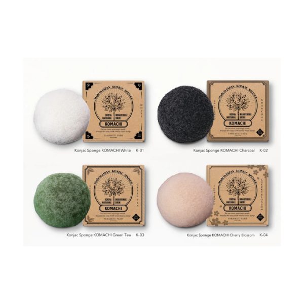 KOMACHI Organic Konjac Facial Sponge, Available in Multiple Sizes