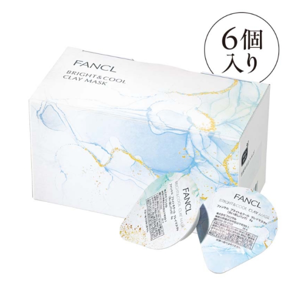 FANCL Whitening & Cooling Clay Mask (8g x 6 pods)