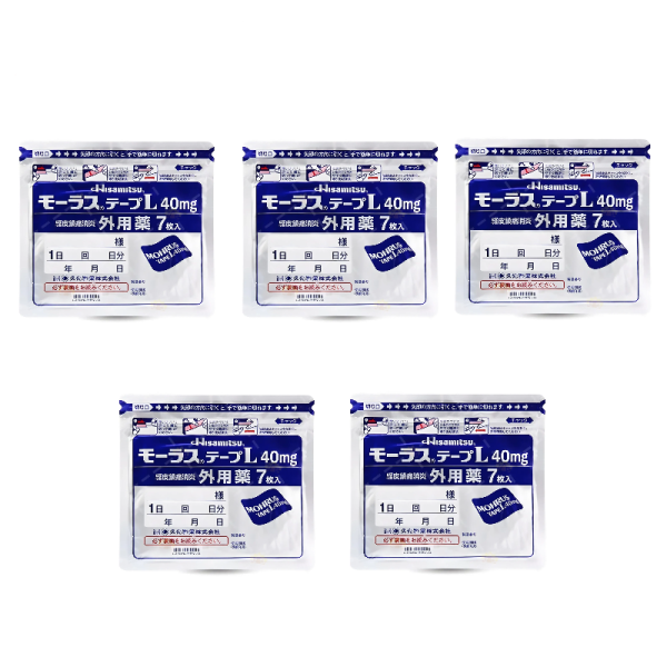 HISAMITSU Mohrus Tape L 40mg 7 Sheets 5 packs/10 packs