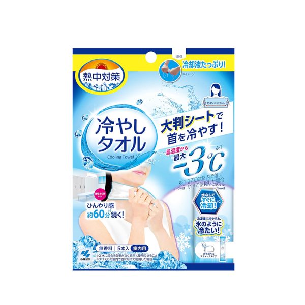 KOBAYASHI Anti-Heat Stroke Cooling Sheets (5 Packs)